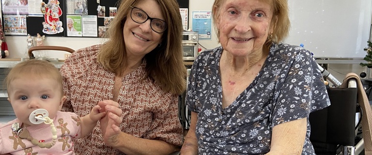 baby visits residents at seaton place baby visits residents at seaton place