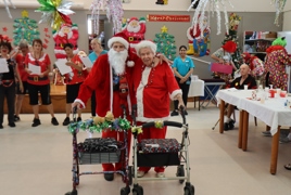 Bert and Mary as Santa and Mrs Clause.JPG Bert and Mary as Santa and Mrs Clause.JPG