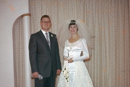 Neil and Dale, Redleaf Manor residents, on their wedding day 64 years ago Neil and Dale, Redleaf Manor residents, on their wedding day 64 years ago
