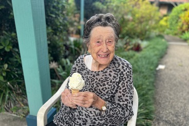 Daphne celebrating her 100th birthday_.jpg