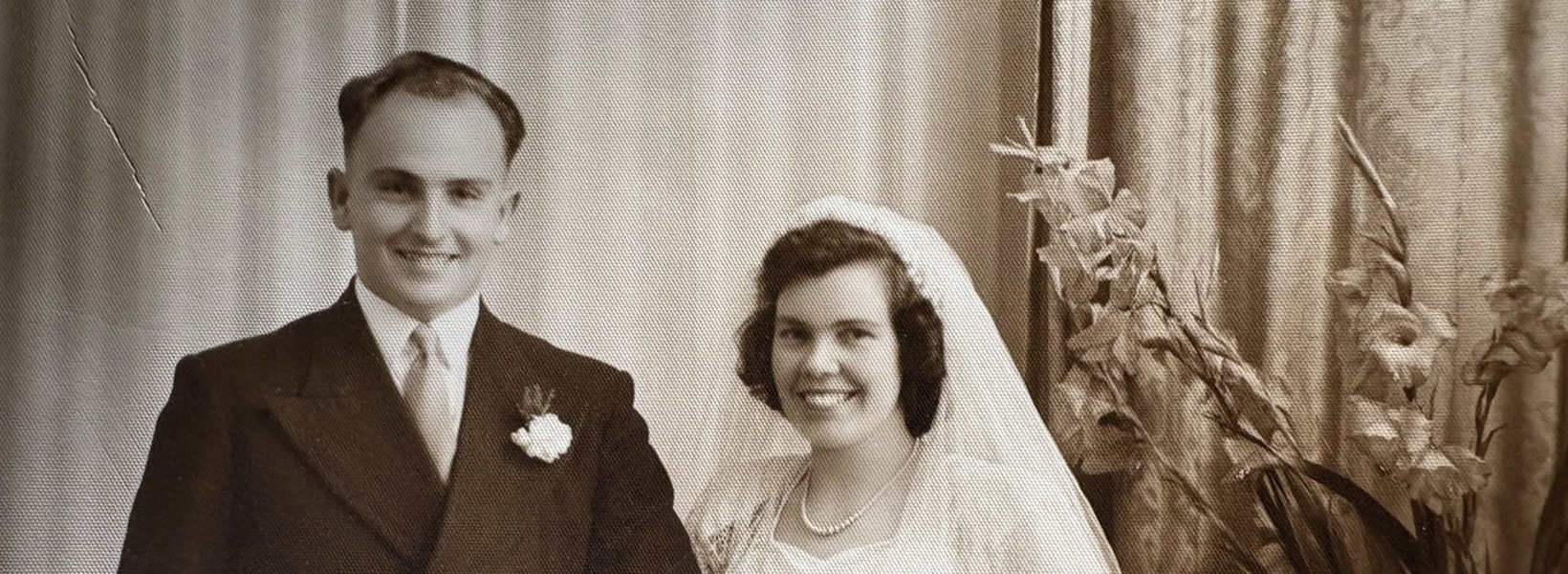 Dot and Doug on their wedding day.jpg Dot and Doug on their wedding day.jpg