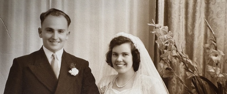 Dot and Doug on their wedding day.jpg Dot and Doug on their wedding day.jpg