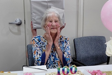 Heather on her 100th birthday_.jpg