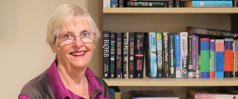 Joan thriving at Inverpine Retirement Village Joan thriving at Inverpine Retirement Village