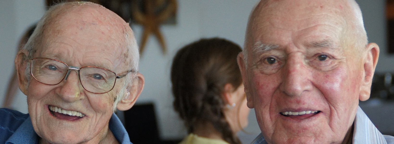 Laurie celebrating his 100th birthday.jpg Laurie celebrating his 100th birthday.jpg