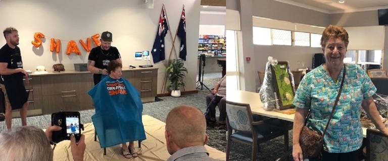 Lyn shaved her locks for a good cause Lyn shaved her locks for a good cause