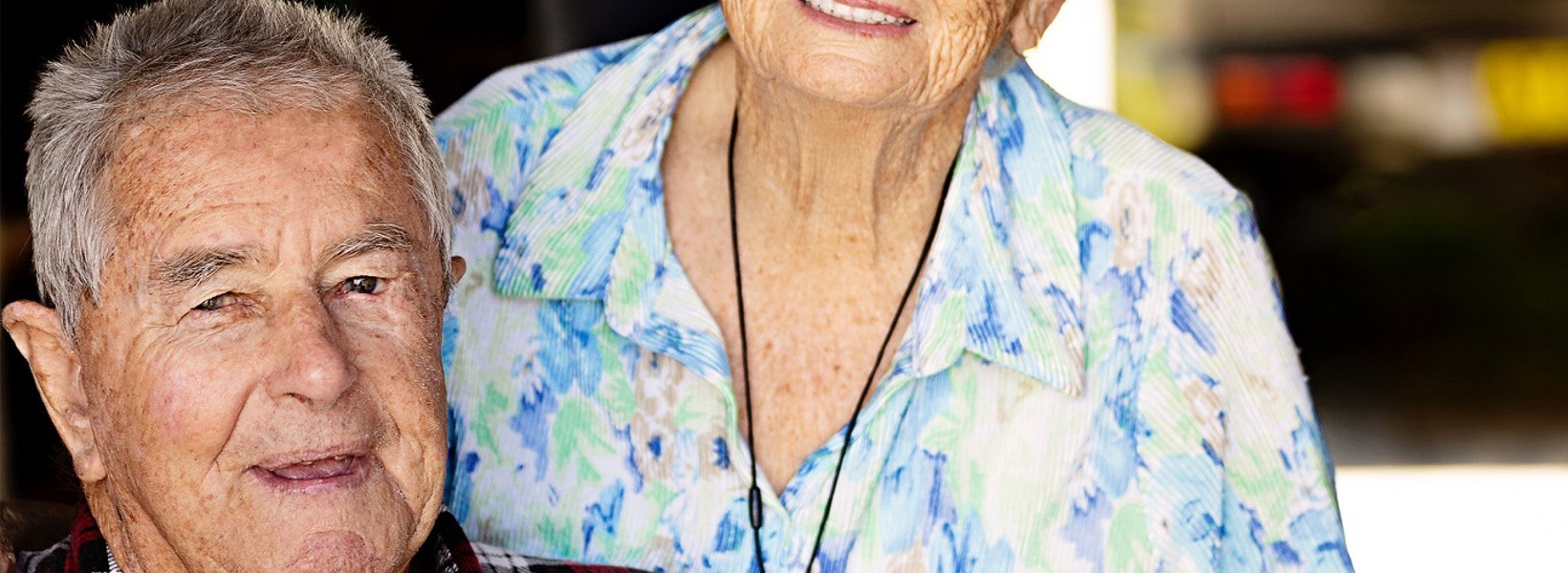 Marion and Desmond love spending time with their great-grandchild Marion and Desmond love spending time with their great-grandchild