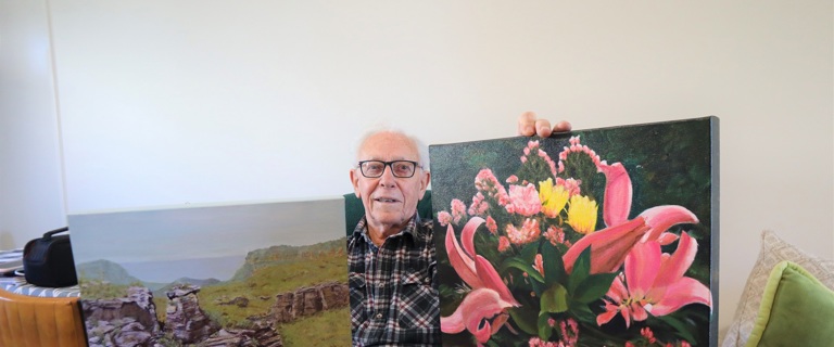 Neville has been a part of the Toowoomba Art Society for eight years. Neville has been a part of the Toowoomba Art Society for eight years.