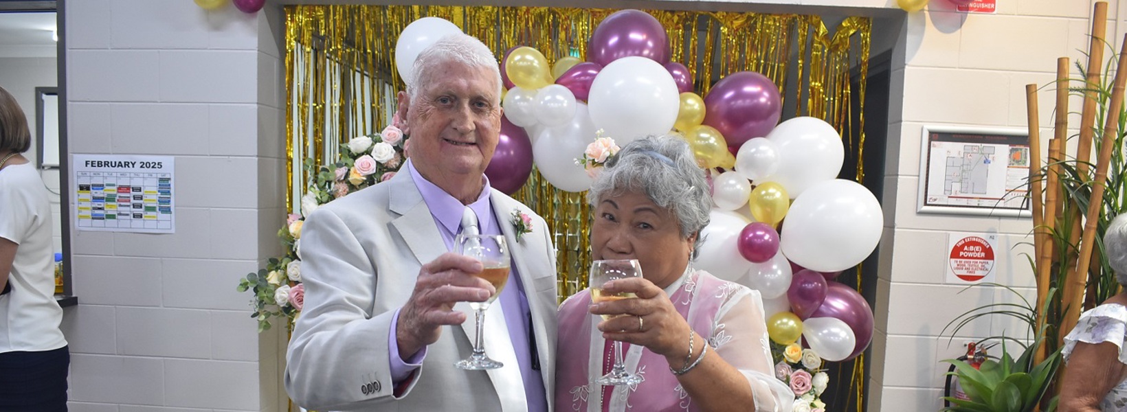 Neville and Fely on their wedding day.jpg Neville and Fely on their wedding day.jpg