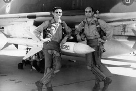 Noel on right with Bren Roberts F4 Phantom aircraft pilot__.jpg Noel on right with Bren Roberts F4 Phantom aircraft pilot__.jpg