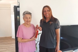 Personal Care Worker Megan and Fairways resident Gae_.jpg Personal Care Worker Megan and Fairways resident Gae_.jpg