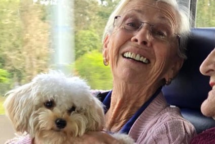 Romeo accompanying residents on a bus trip.jpg Romeo accompanying residents on a bus trip.jpg